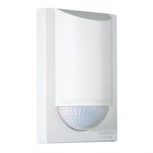 Steinel 603816 IS2180-2 White Wall Mounting 180° | 12m PIR Motion Detector With Corner Mounting Bracket IP54 240V