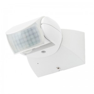 Forum Lighting ZN-31786-WHT Dion White Plastic External 360° | 12m Standalone PIR With Vertically Adjustable Detector & Mounting Bracket IP44 240V