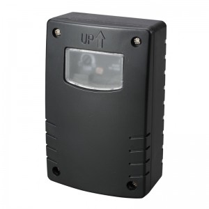 Forum Lighting ZN-25156-BLK Adra Black Polycarbonate LED Compatible Dusk-To-Dawn Photocell With 1 - 9 Hour Adjustable Timer IP44 240V