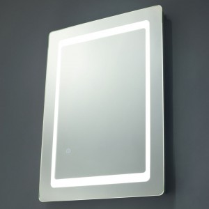 Spa SPA-34037 Ref Mirror Glass LED Illuminated Bathroom Mirror Light With Daylight White 5000K LEDs & ON/OFF Touch Switch & Demist Pad IP44 18W