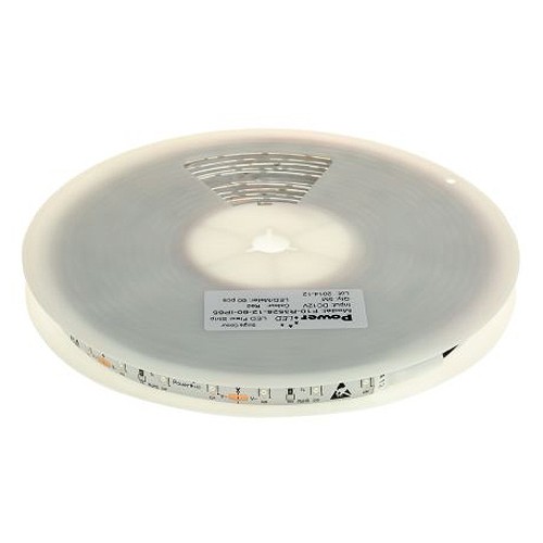 PowerLED F10-W3528-12-60-IP6 Accent Low Power Self Adhesive Flexible LED Strip With Warm White 3000K LEDs, 60 LEDS Per/Mtr & 50mm Points IP65 4.8W