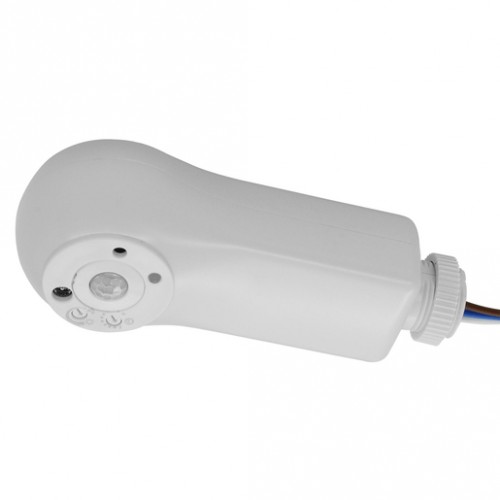 Danlers BMINTPIR5M White Retrofit Batten Mount 360° | 5m PIR Presence Detector With Lux Level Sensing & 10min Time Delay Function IP53 10A 240V