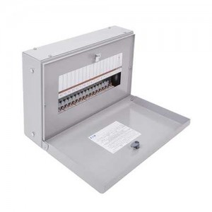 Eaton EAM16 Memshield3 Grey Metal 16 Way Single Phase SPN Type A Distribution Board - Requires Incomer IP3X 125A