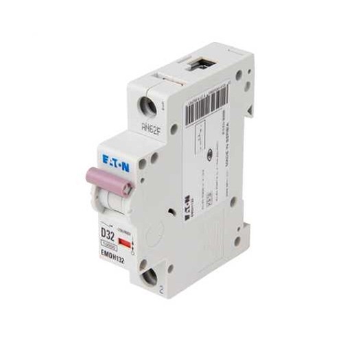 Eaton EMDH132 Memshield3 1 Module Single Pole Type D Miniature Circuit Breaker MCB 32A 10kA/15kA