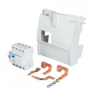 Hager JK11004RM Invicta3 4 Module Four Pole RCD Incomer Kit - Fits Within Distribution Board 100A 100mA