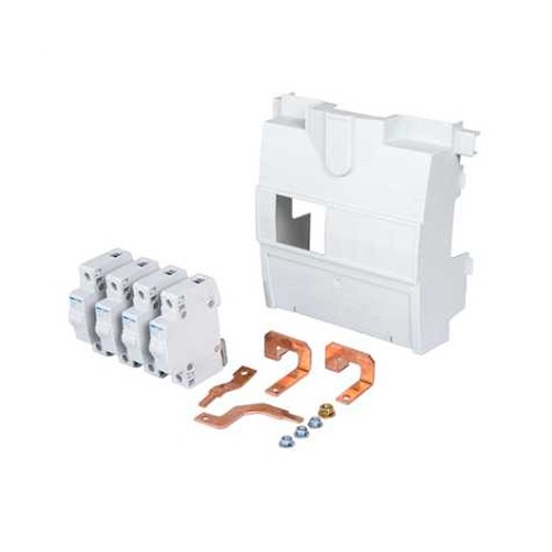 Hager JK11004RMD Invicta3 4 Module Four Pole Time Delayed RCD Incomer Kit - Fits Within Distribution Board 100A 100mA