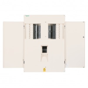Schneider Electric MG6C6 Powerpact4 Cream Metal Style D Three Phase TPN Panelboard With 18 Single Pole / 6 Triple Pole Incomer / Outgoing Ways
