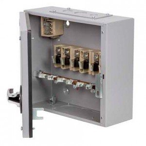 Eaton 125AXTN2 Exel2 Grey Metal Three Phase TPN Switch Disconnector 125A 415V Height: 329mm | Width: 367mm | Depth: 167mm