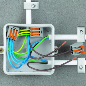 Wago 222-413 Grey 3 Pole Compact Lever Operated Connector With CAGE CLAMP for Solid & Stranded Wire (Pack Size 50) 32A 400V 0.08mm² - 2.5mm²