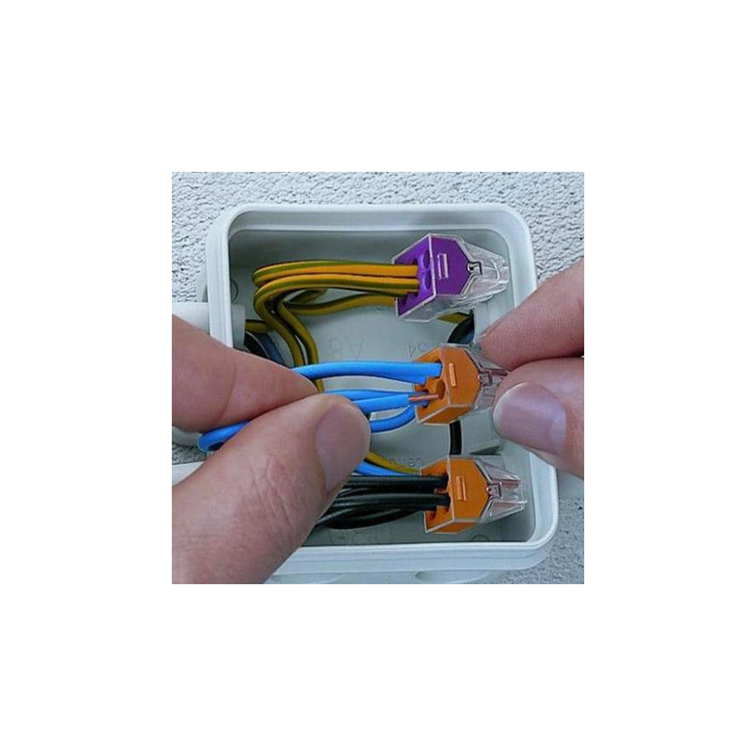 WAGO 773-173: Connecting socket terminal, 3-conductor terminal at