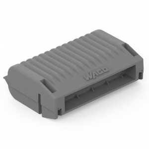 Wago 207-1333 Gelbox Grey Polypropylene Pre-Filled Size 3 Gel Connector Box For 221-Series and 2273-Series Connectors (Pack Size 4) IPX8 Height: 17.8mm | Width:  33.6mm | Depth: 52.7mm