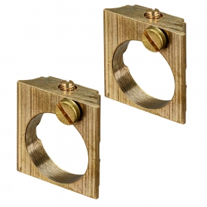 Wiska EC206 Brass M20 Earthing Plate For 1 Gland Fitted in COMBI® 206 Weatherproof Junction Box