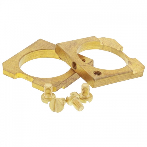 Wiska EC607 Brass Earthing Plate For 2 Glands Fitted in COMBI® 607 Weatherproof Junction Box (Pack Size 2) L:33mm x W:33mm Wiska EC607 Brass Earthing Plate For 2 Glands Fitted in COMBI® 607 Weatherproof Junction Box (Pack Size 2) L:33mm x W:33mm