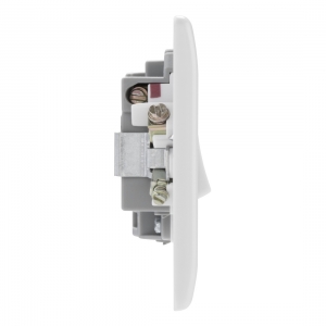 BG Electrical 852 Nexus White Moulded Double Pole Switched Fused Connection Unit With Neon 13A