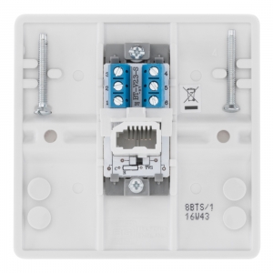 BG Electrical 8BTS/1 Nexus Moulded  Slave Telephone 1 Gang Socket