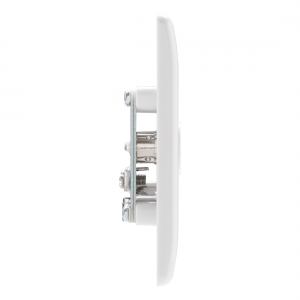 BG Electrical 861 Nexus White Moulded Twin Non-Isolated Co-Axial TV Socket