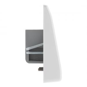 BG Electrical 879 Nexus White Moulded Cooker Connection Unit With Bottom Entry 45A