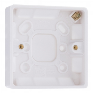BG Electrical 893 Nexus Moulded  1 Gang Box Surface Mounting 19mm