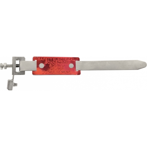 EC14/3 Red Earth Clamp For Dry Conditions Terminal Size A - D 2.5mm² - 10mm² | Pipe Dia : 50mm - 75mm