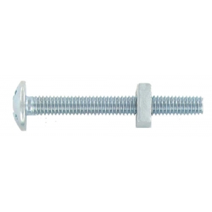 Deligo RB612 Bright Zinc Plated Roofing Nut & Bolt M6 x 12mm (Pack Size 200)