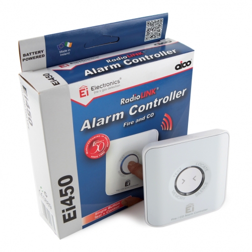 Aico EI450 RadioLINK Professional  Alarm 10Yr Lithium Fire & CO Control Switch Indicators
