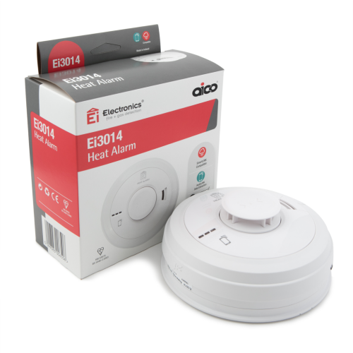 Aico EI3014 Ei Professional  Mains Heat Alarm 10Yr Lithium Back-up Easi-fit Base