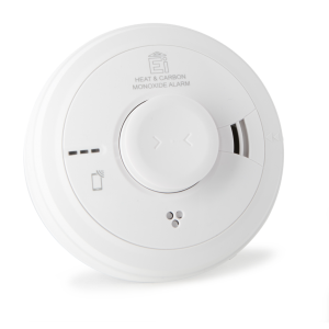 Aico EI3028 Ei Professional  Heat & CO Multi-Sensor Mains Alarm 10Yr Lithium Back-up Easi-fit Base