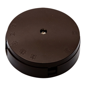 BG Electrical 606 Brown 6 Terminal Selective Entry Junction Box 20A DiaØ: 89mm / 3½ Inches