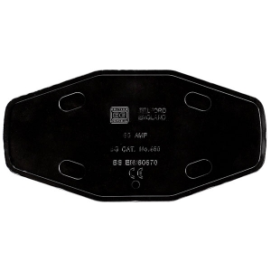 BG Electrical 460 Brown 3 Terminal Heavy Duty Junction Box 60A Length: 160mm | Width: 81mm | Depth: 40.5mm