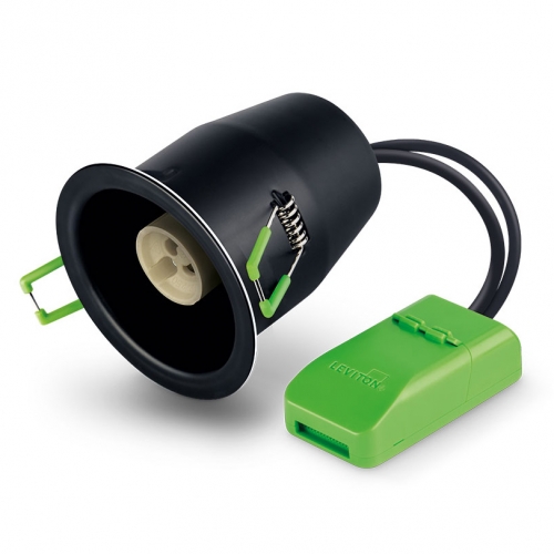 JCC Lighting JC010023/NB Fireguard® Next Generation Round Adjustable Twist & Lock GU10 Fire-Rated Downlight Can Only - Requires Bezel & LED Lamp IP20 7W GU10 240V Dia Ø: 87mm | Recess Depth: 108.7mm | Cut-Out: 74mm