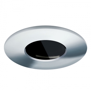 JCC Lighting JC010013/CH Fireguard® Next Generation Chrome Round Fixed Twist & Lock Bezel For JC010010/NB Downlight IP20 Dia Ø: 87mm | Proj: 4.5mm