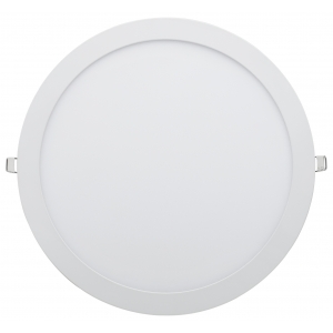 Luceco ELP30W24L30 Luxpanel Eco Circular White Non-Dimmable LED Low Profile Downlight With Warm White 3000K LEDs & Opal TP(b) Diffuser IP20 24W
