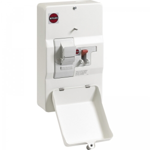 Wylex DSF60M All Metal Double Pole Single Phase Domestic Switchfuse With 60A Fuse 240V Length: 302mm | Width: 178mm | Depth: 111mm