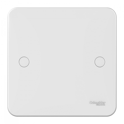 Schneider Electric GGBL2033 Lisse White Moulded Flex Outlet Frontplate With Side Entry 25A