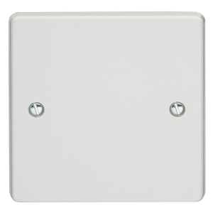 Crabtree 4001 Capital White Moulded 1 Gang Blank Plate