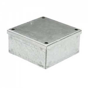 Niglon ABG331P Pre-Galvanised Adaptable Box With Plain Sides Height: 75mm | Width: 75mm | Depth: 37mm
