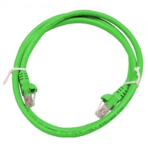 Future Networks PL5E0.5MGN Green CAT5e RJ45 UTP Patch Lead With Moulded Strain Relief Boots Length: 500mm