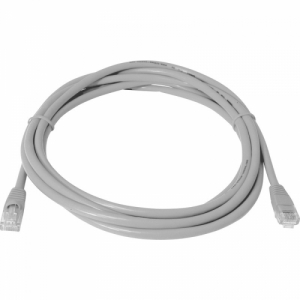 Future Networks PL5E10MGY Grey CAT5e RJ45 UTP Patch Lead With Moulded Strain Relief Boots Length: 10m
