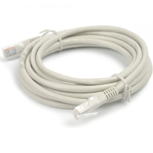 Future Networks PLC60.5MGY Grey CAT6 RJ45 UTP Patch Lead With Moulded Strain Relief Boots Length: 500mm