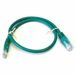 Future Networks PLC61MGN Green CAT6 RJ45 UTP Patch Lead With Moulded Strain Relief Boots Length: 1m