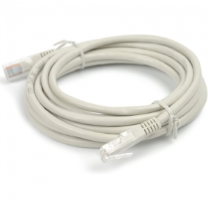 Future Networks PLC61MGY Grey CAT6 RJ45 UTP Patch Lead With Moulded Strain Relief Boots Length: 1m