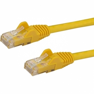 Future Networks PLC62MYL Yellow CAT6 RJ45 UTP Patch Lead With Moulded Strain Relief Boots Length: 2m