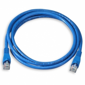 Future Networks PLC63MBL Blue CAT6 RJ45 UTP Patch Lead With Moulded Strain Relief Boots Length: 3m