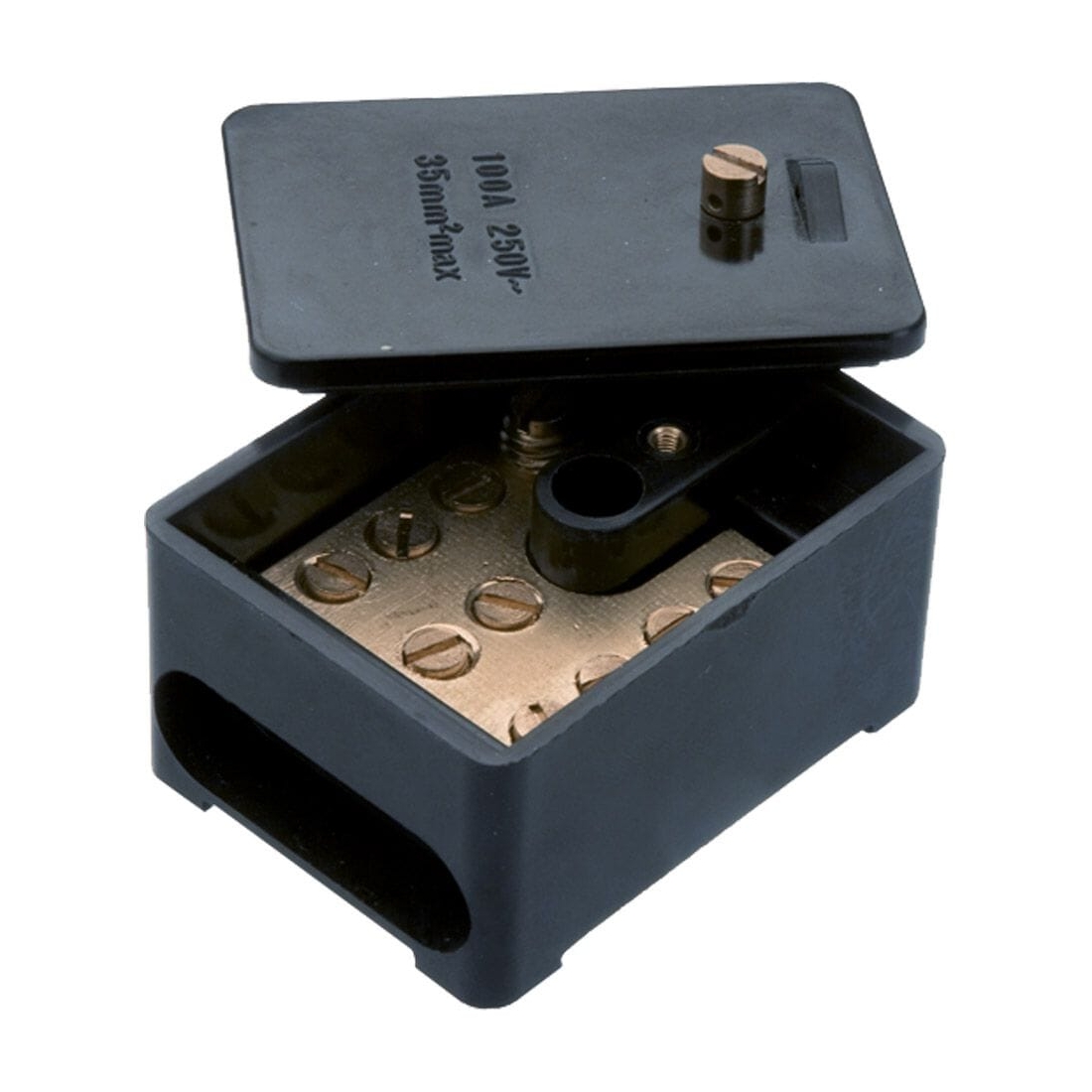 Niglon N347/38 Black Insulated Single Pole (5 x 35mm²) Henley Connector