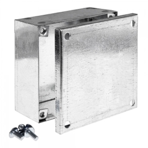 Deligo ABP404020 Pre-Galvanised Adaptable Box With Plain Sides Height: 100mm | Width: 100mm | Depth: 50mm