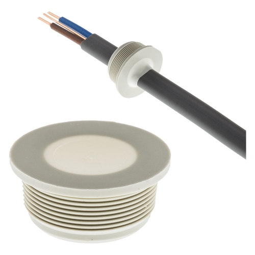 SWA CUMG32 Grey Thermoplastic TPE Membrane Grommet For Consumer Units DiaØ: 32mm (Pack Size 5)