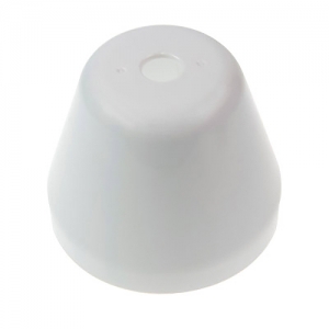 Scolmore CT1401 Flow White Ceiling Rose Cover