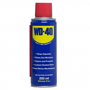 WD40 Can Of Multi-Purpose Lubricating Spray With Straw 200ml