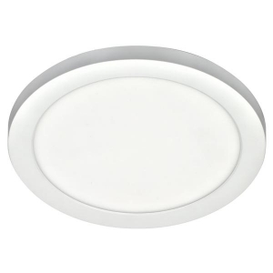 Forum Lighting SPA-34009-WHT Tauri White Slimline Round CCT LED Bathroom Wall / Ceiling Light With Colour Selectable LEDs & Opal Diffuser IP44 18W 1800Lm 240V DiaØ: 217mm | Proj: 15mm