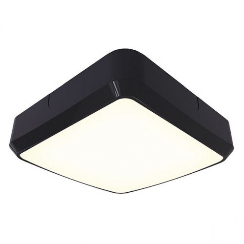 Ansell Lighting AALED1/BV/CCT Astro Black All Polycarbonate Square CCT LED Bulkhead With Colour Selectable LEDs, Opal Diffuser & Optional Trim Attachment IP65 7W 606Lm - 655Lm 240V Length:200mm | Width:200mm | Proj: 65mm